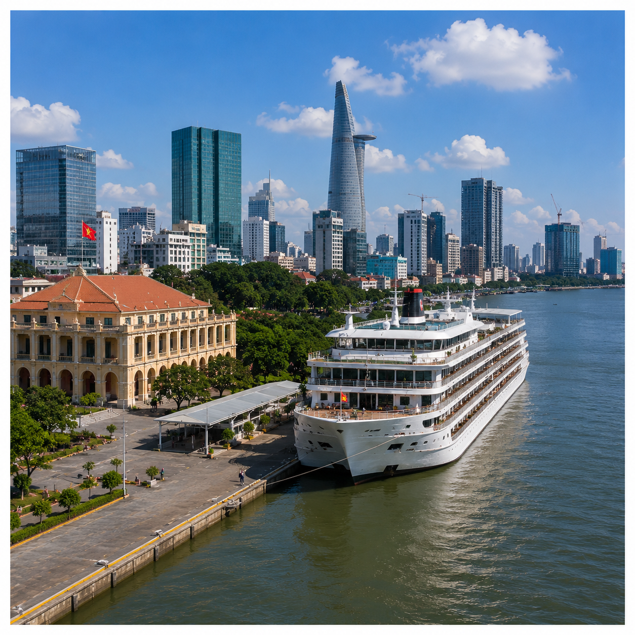 Nha Rong Port Cruise Boat